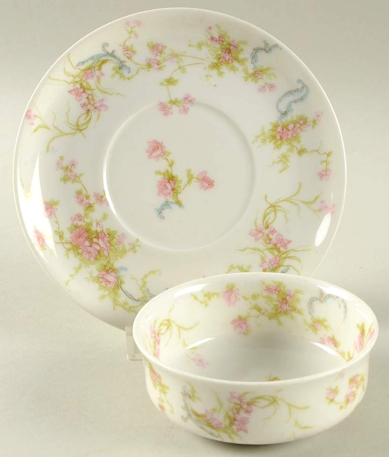 Schleiger 57K Ramekin & Saucer Set by Haviland-1
