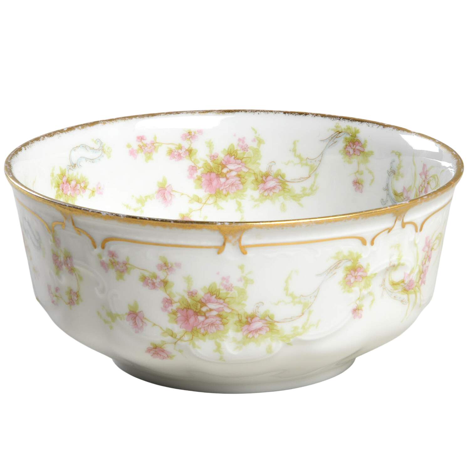 Schleiger 57N Cranberry Bowl by Haviland-1