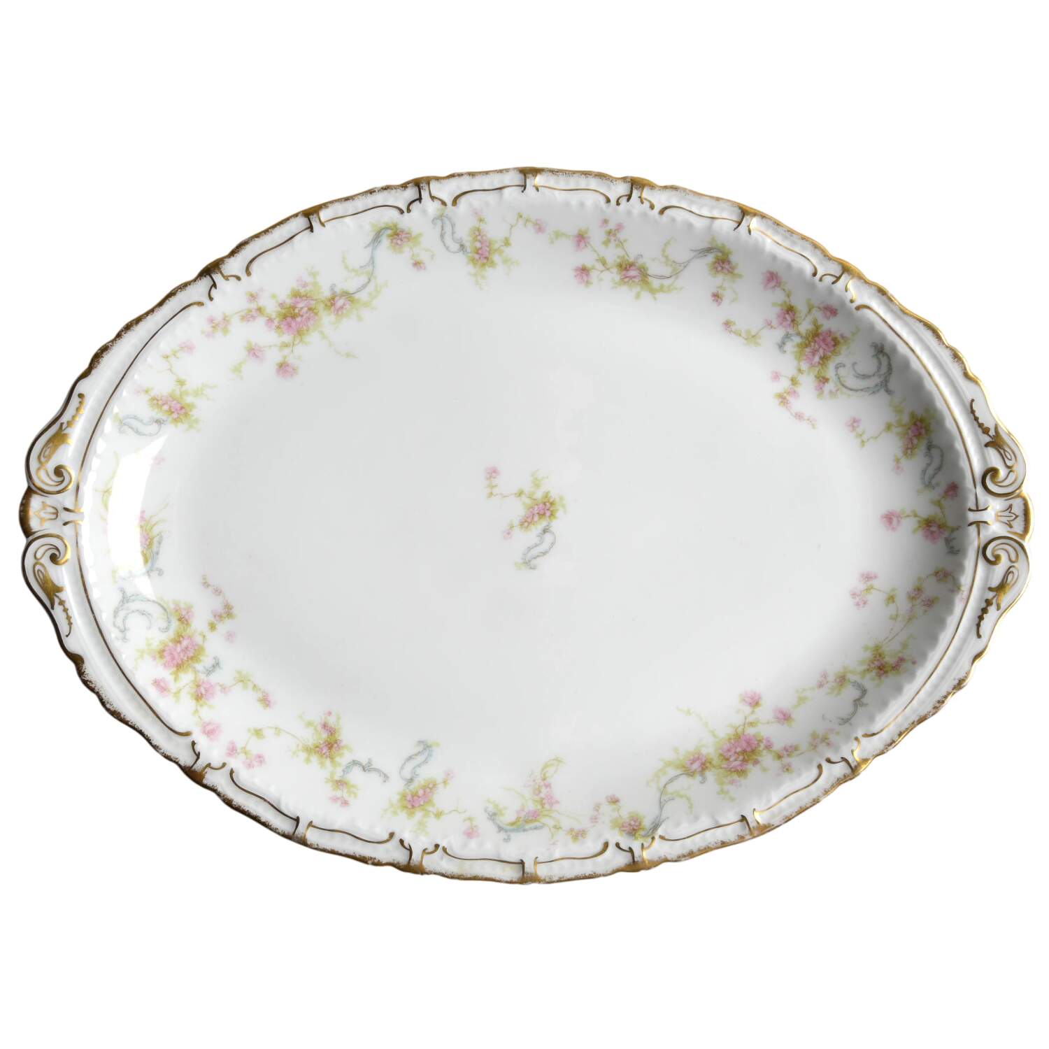 Schleiger 57N 14" Oval Serving Platter by Haviland-1