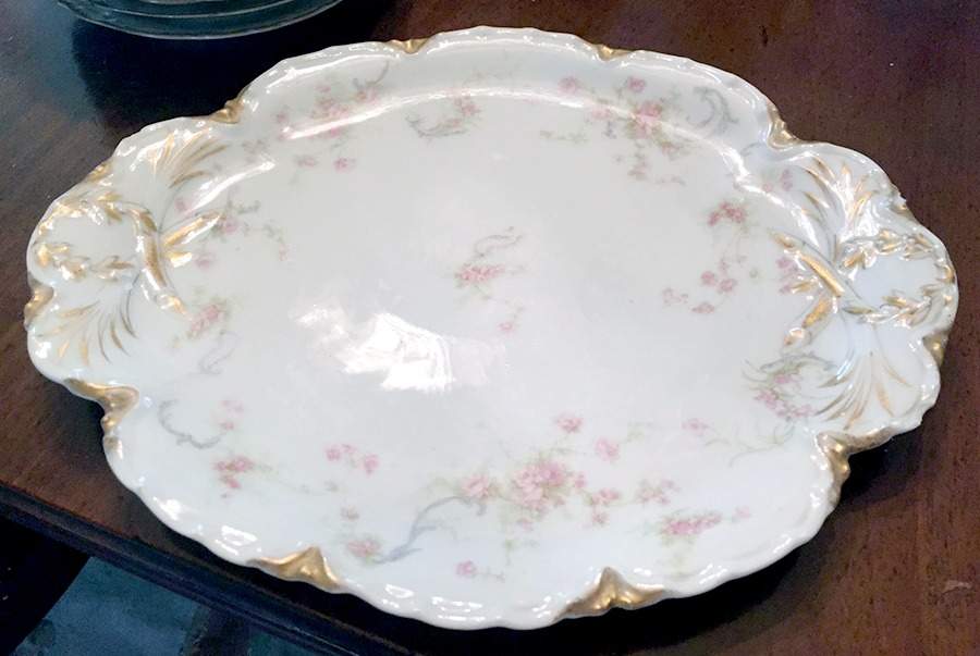 Schleiger 57O 10" Oval Serving Platter by Haviland-1