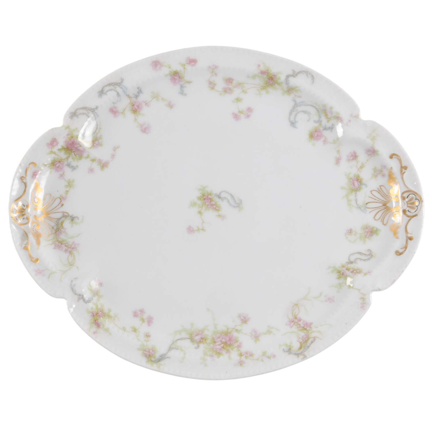 Schleiger 57S 10" Oval Serving Platter by Haviland-1
