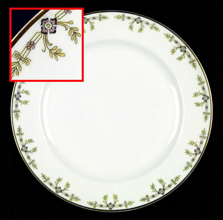 Schleiger 580 Dinner Plate by Haviland-1
