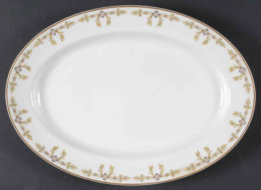 Schleiger 580 11" Oval Serving Platter by Haviland-1