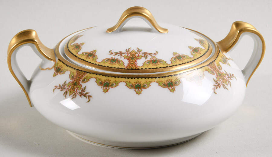 Schleiger 582 Sugar Bowl & Lid by Haviland-1