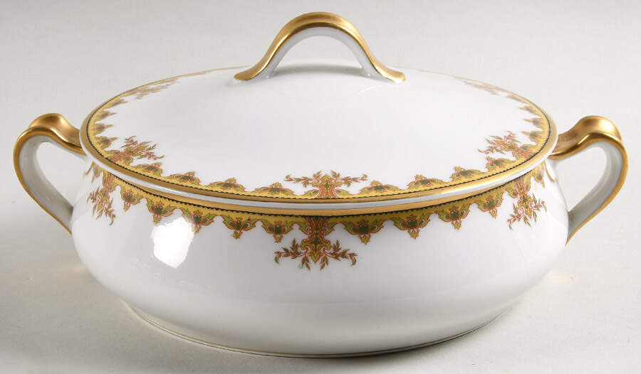 Schleiger 582 Round Covered Vegetable by Haviland-1