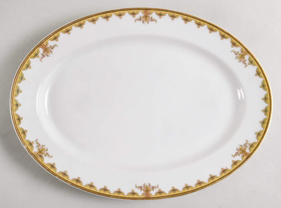 Schleiger 582 13" Oval Serving Platter by Haviland-1