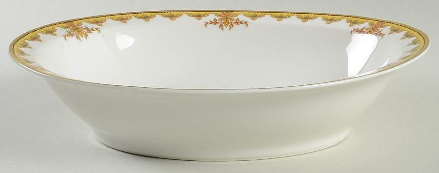 Schleiger 582 10" Oval Vegetable Bowl by Haviland-1