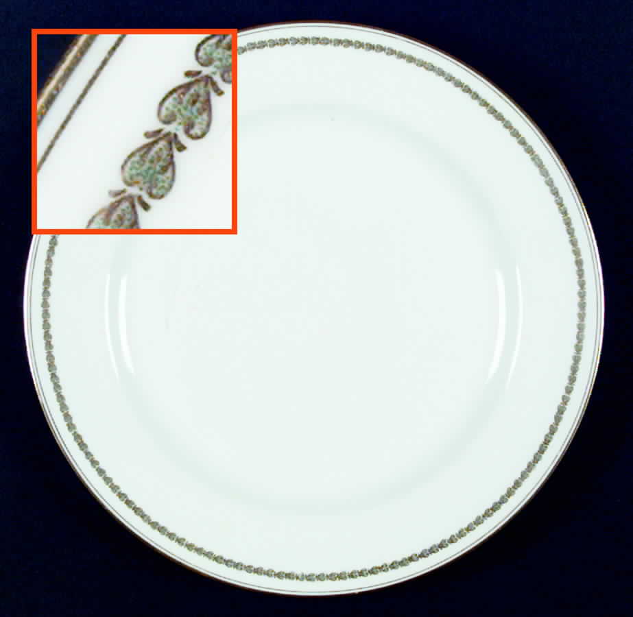 Schleiger 587 Dinner Plate by Haviland-1