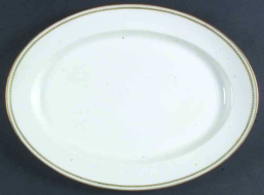 Schleiger 587 16" Oval Serving Platter by Haviland-1