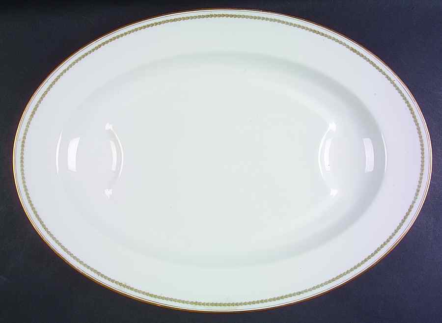 Schleiger 587 18" Oval Serving Platter by Haviland-1