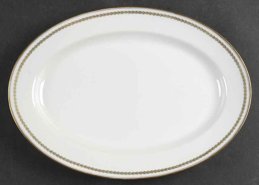 Schleiger 587 11" Oval Serving Platter by Haviland-1