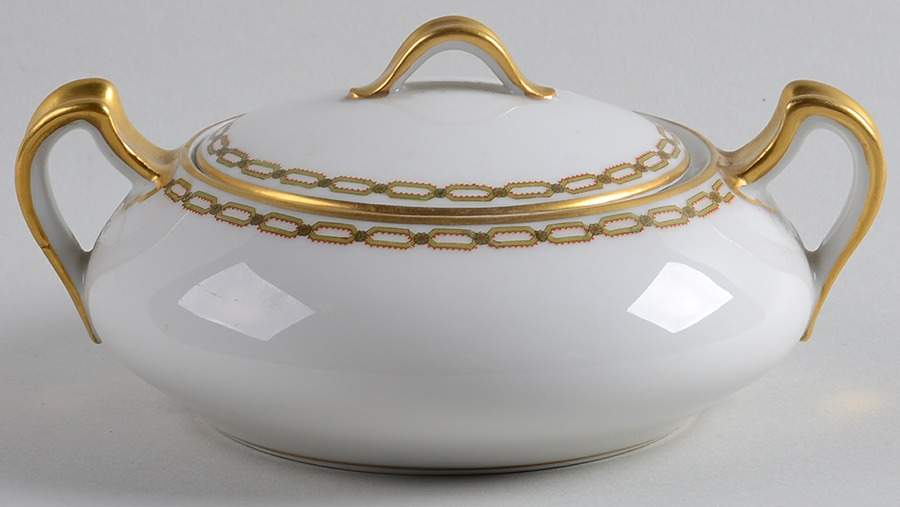 Schleiger 588 Sugar Bowl & Lid by Haviland-1