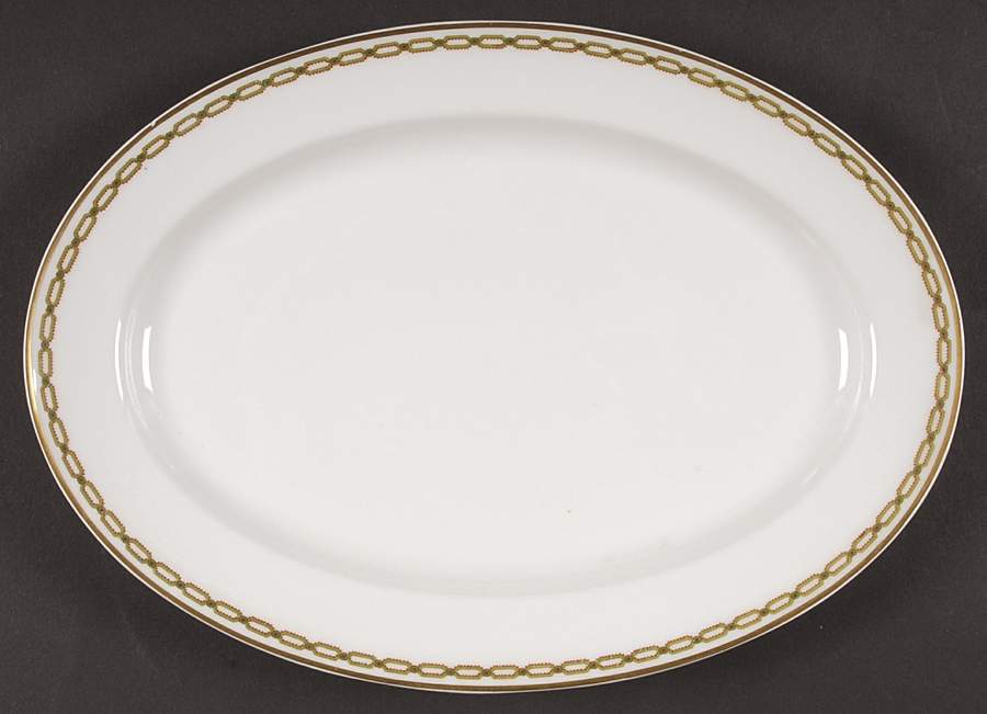 Schleiger 588 11" Oval Serving Platter by Haviland-1