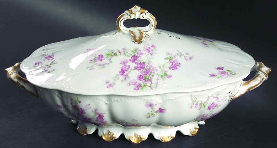 Schleiger 58A Oval Covered Vegetable by Haviland-1