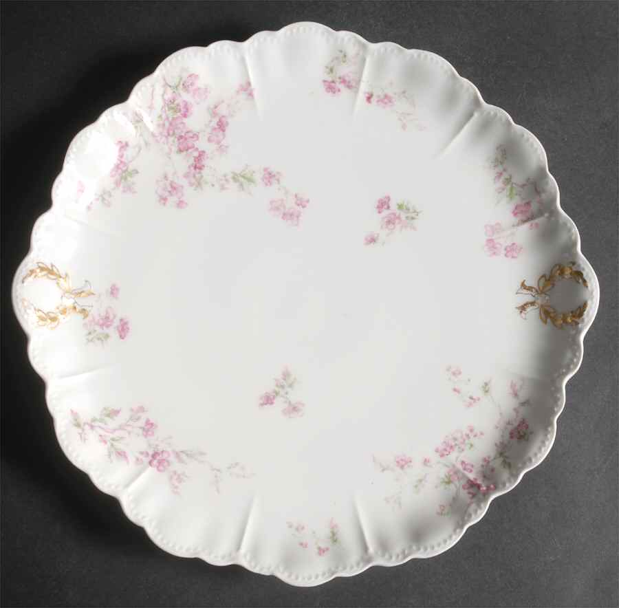 Schleiger 58A Handled Cake Plate by Haviland-1