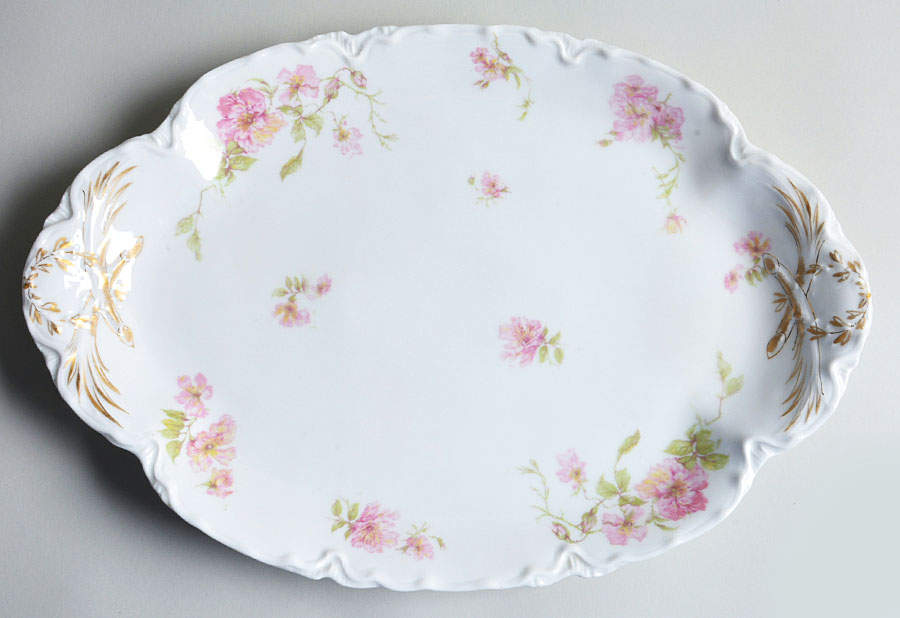 Schleiger 59 16" Oval Serving Platter by Haviland-1