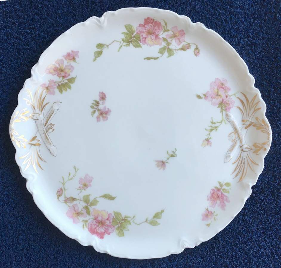 Schleiger 59 Handled Cake Plate by Haviland-1