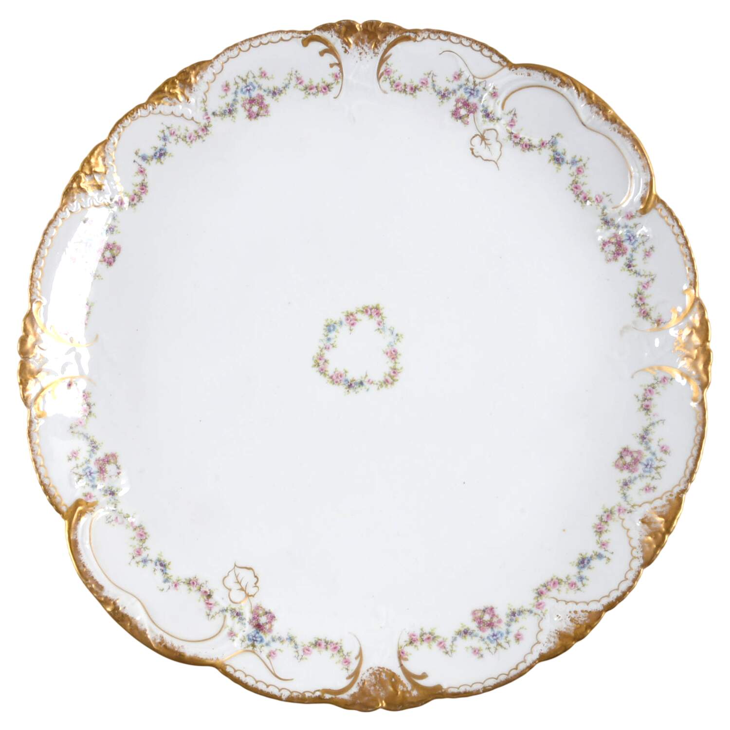Schleiger 597 13" Chop Plate (Round Platter) by Haviland-1