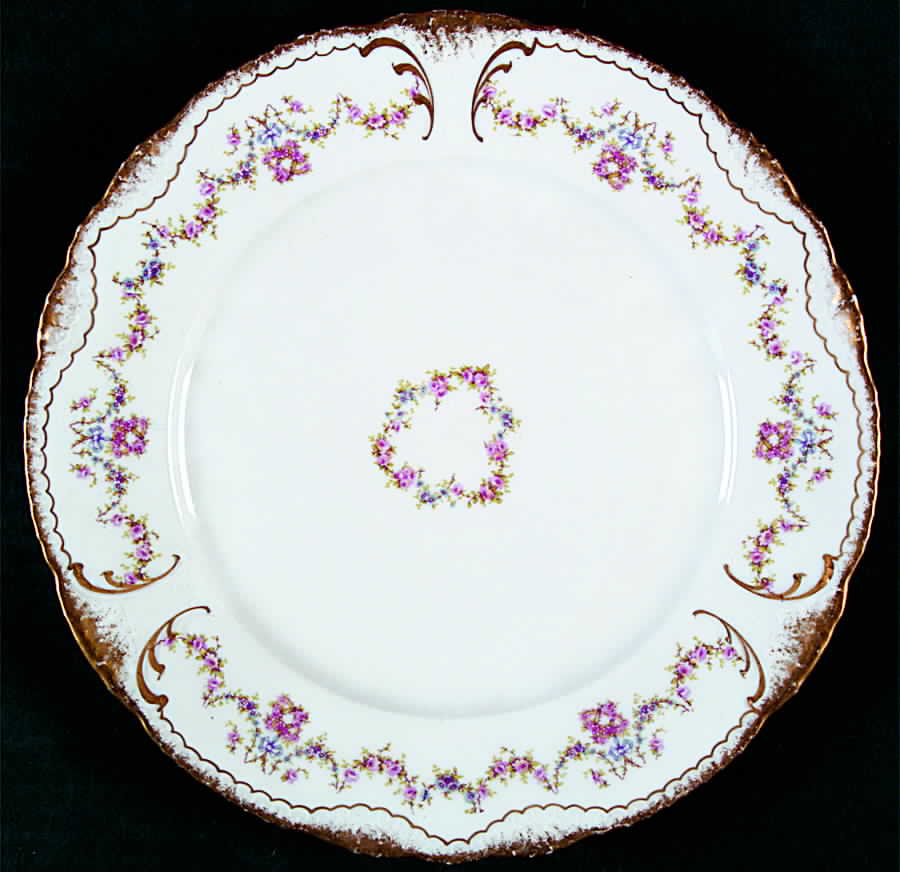 Schleiger 597 Dinner Plate by Haviland-1