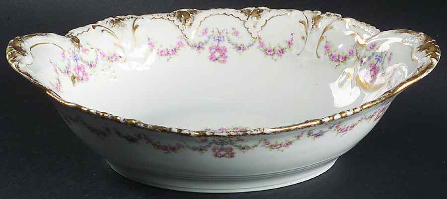 Schleiger 597 10" Oval Vegetable Bowl by Haviland-1