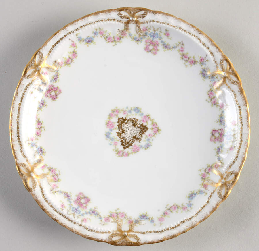 Schleiger 597a Dessert/Pie Plate by Haviland-1