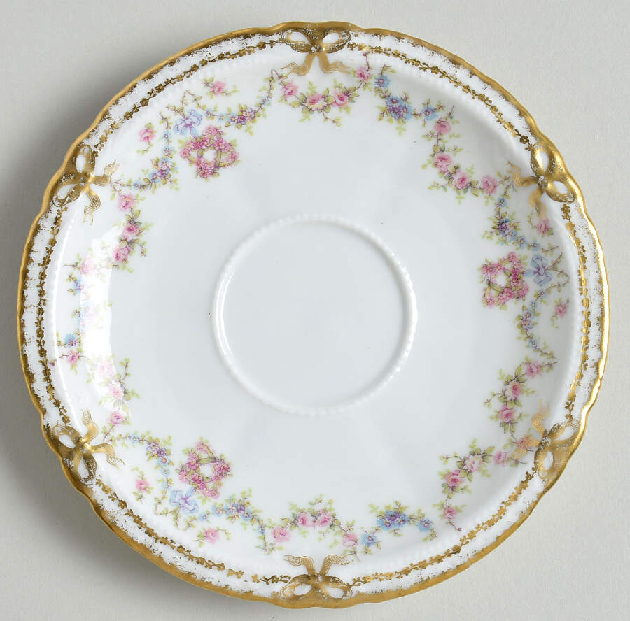 Schleiger 597a Saucer by Haviland-1