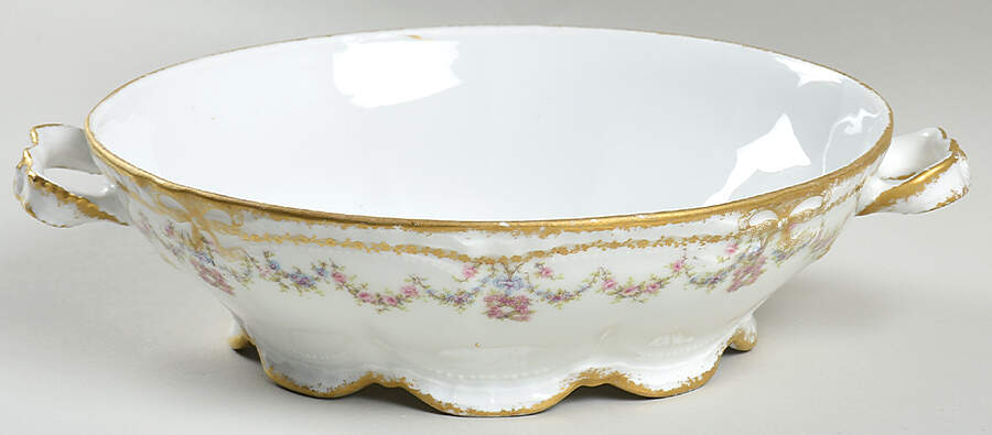 Schleiger 597a Round Vegetable No Lid by Haviland-1
