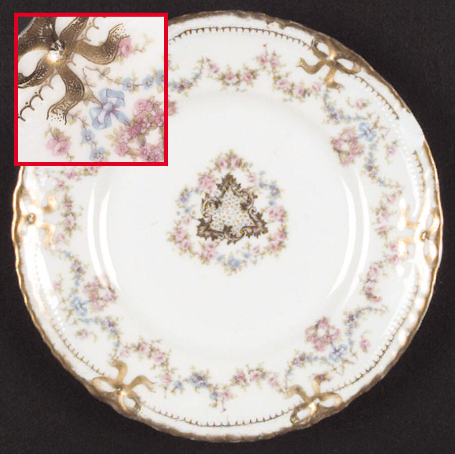 Schleiger 597a Bread & Butter Plate by Haviland-1