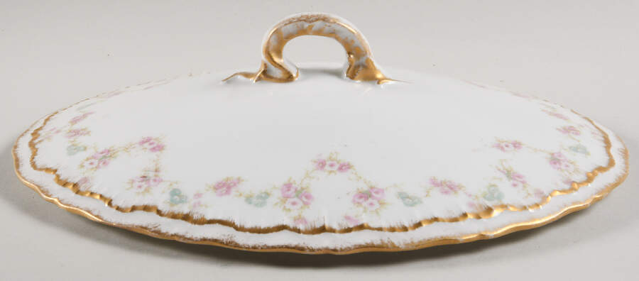 Schleiger 598 Lid for Oval Vegetable by Haviland-1