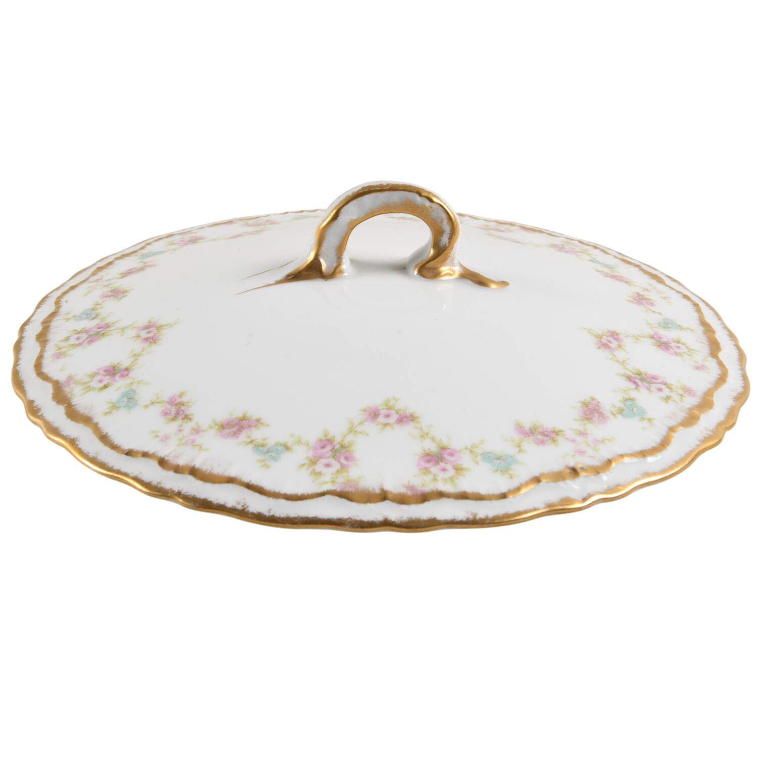 Schleiger 598 Lid for Round Vegetable by Haviland-1