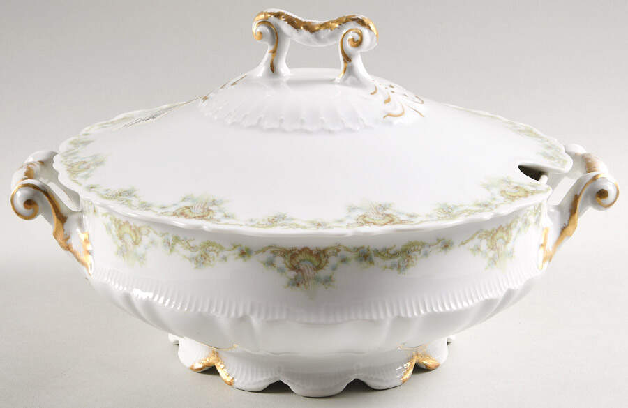Schleiger 599e Round Covered Vegetable by Haviland-1