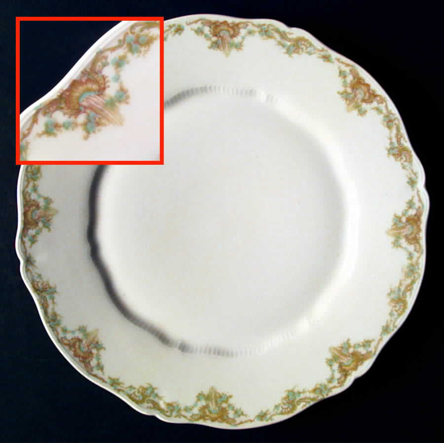 Schleiger 599e Dinner Plate by Haviland-1