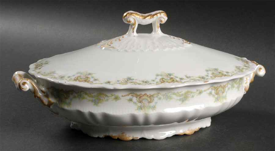Schleiger 599e Oval Covered Vegetable by Haviland-1