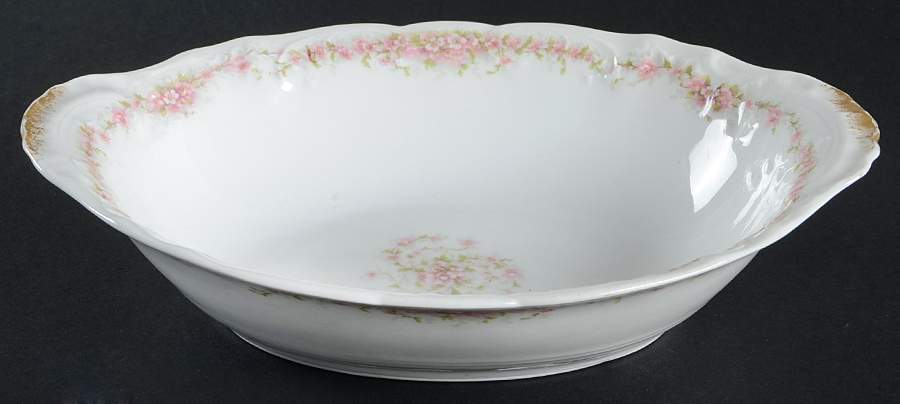 Schleiger 601e 10" Oval Vegetable Bowl by Haviland-1