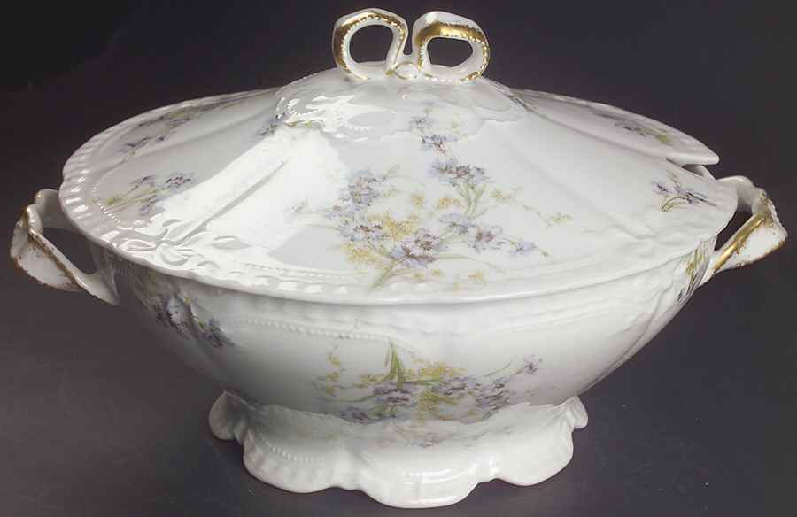 Schleiger 603b Tureen &  Lid by Haviland-1