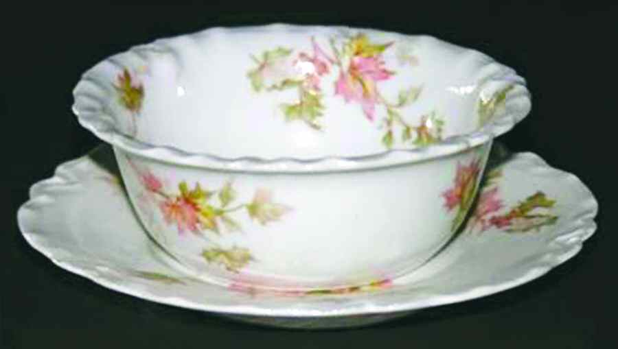 Schleiger 60A Ramekin & Saucer Set by Haviland-1