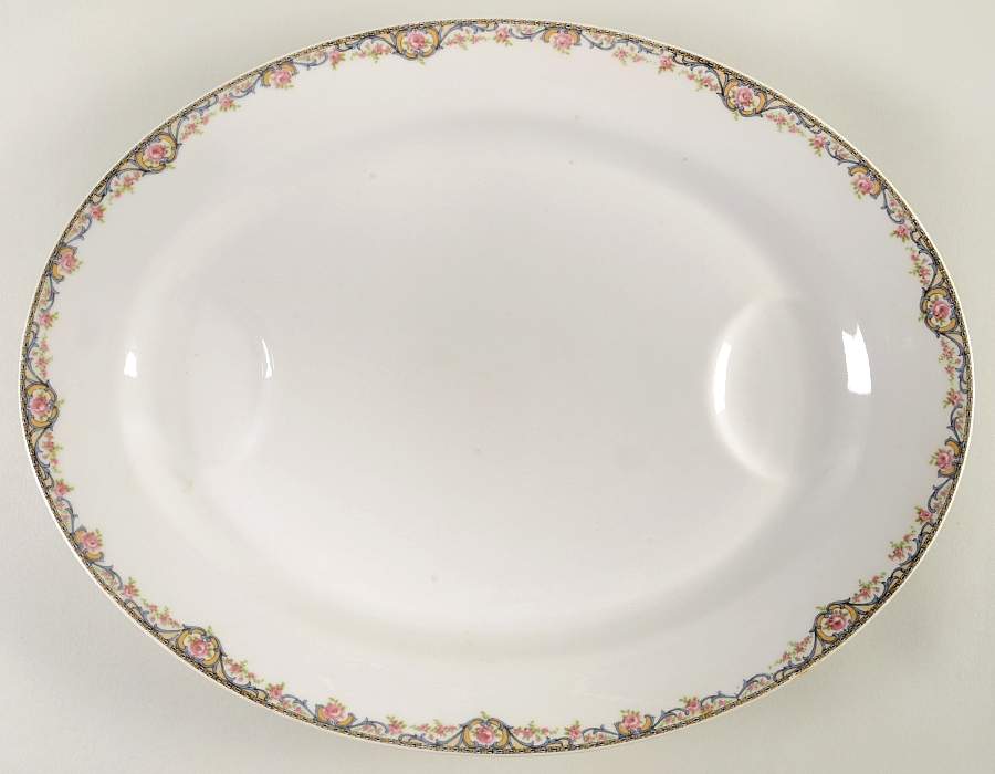 Schleiger 614 18" Oval Serving Platter by Haviland-1