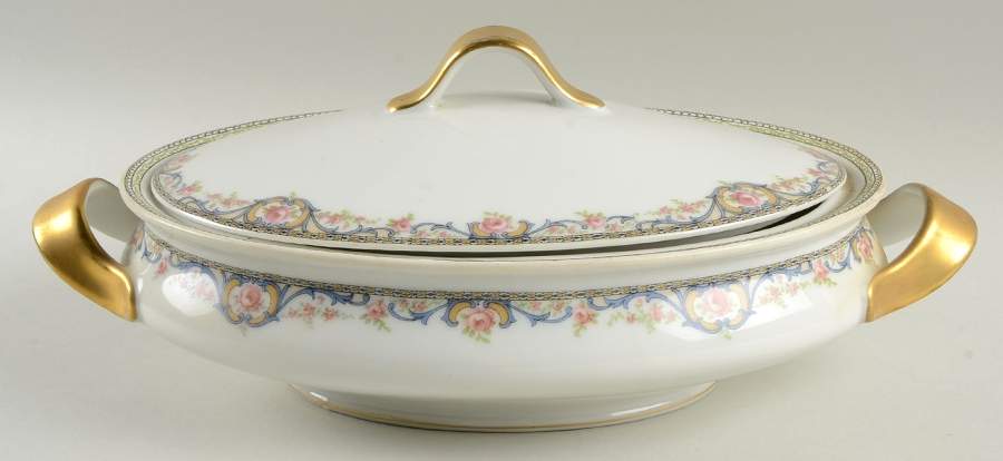 Schleiger 614 Oval Covered Vegetable by Haviland-1