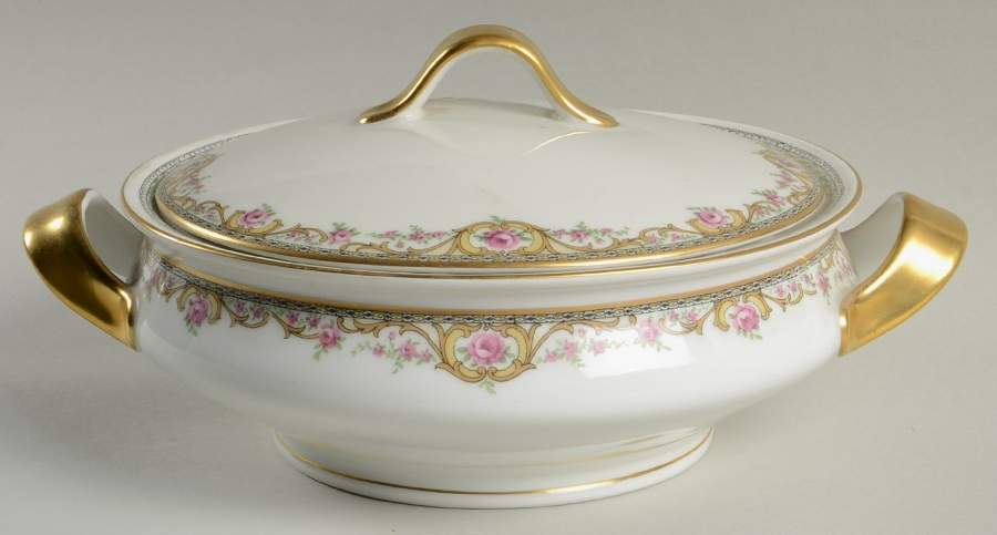 Schleiger 614a Round Covered Vegetable by Haviland-1