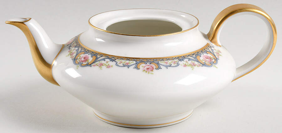 Schleiger 614E Teapot No Lid by Haviland-1