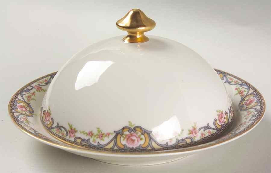 Schleiger 614E Round Covered Butter by Haviland-1