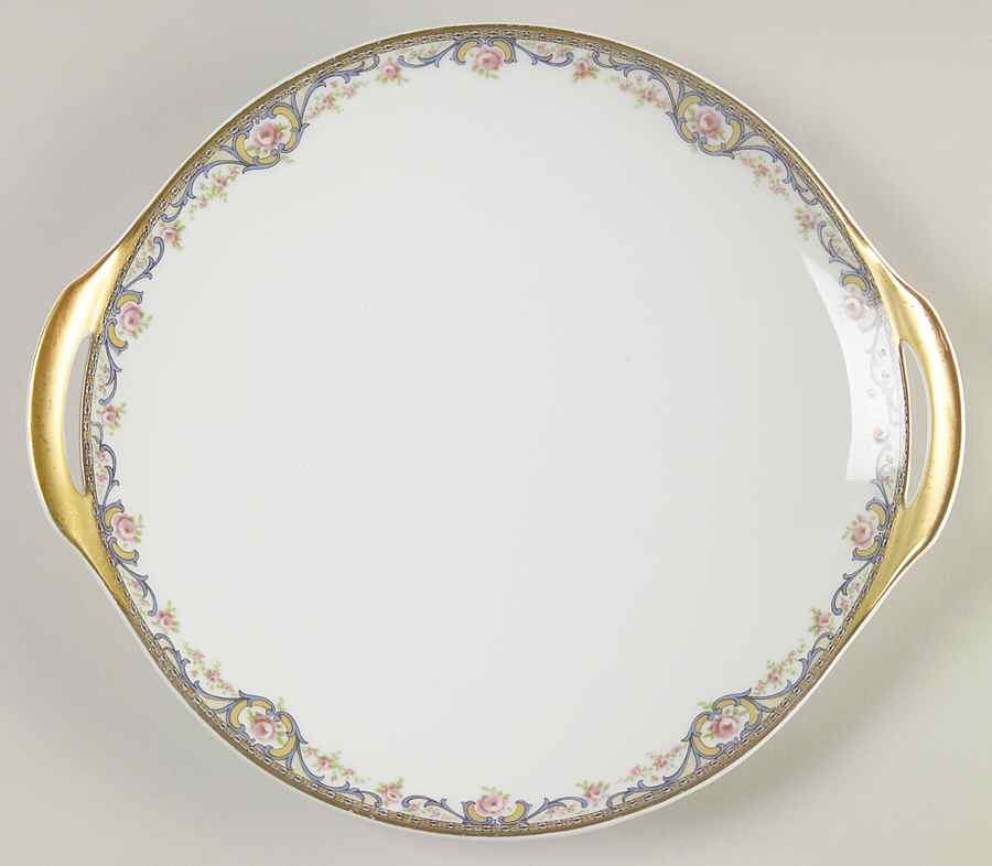 Schleiger 614E Handled Cake Plate by Haviland-1