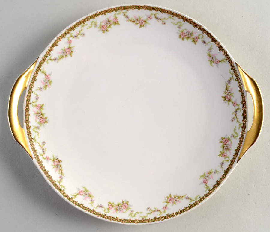 Schleiger 615 Handled Cake Plate by Haviland-1
