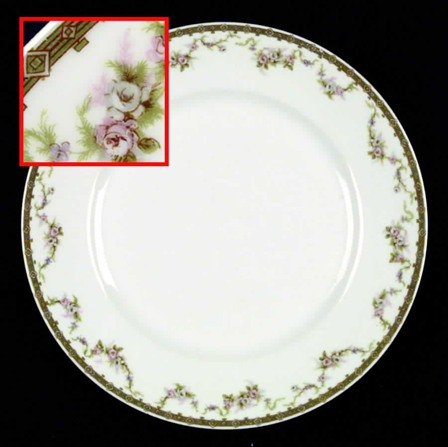 Schleiger 615 Dinner Plate by Haviland-1