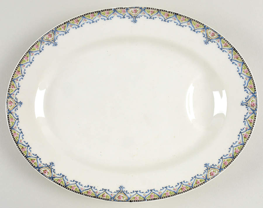 Schleiger 617 11" Oval Serving Platter by Haviland-1
