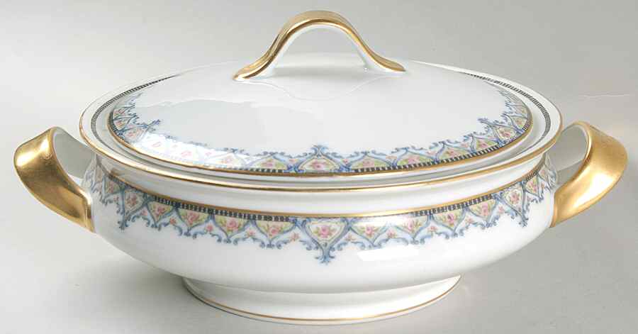 Schleiger 617a Round Covered Vegetable by Haviland-1