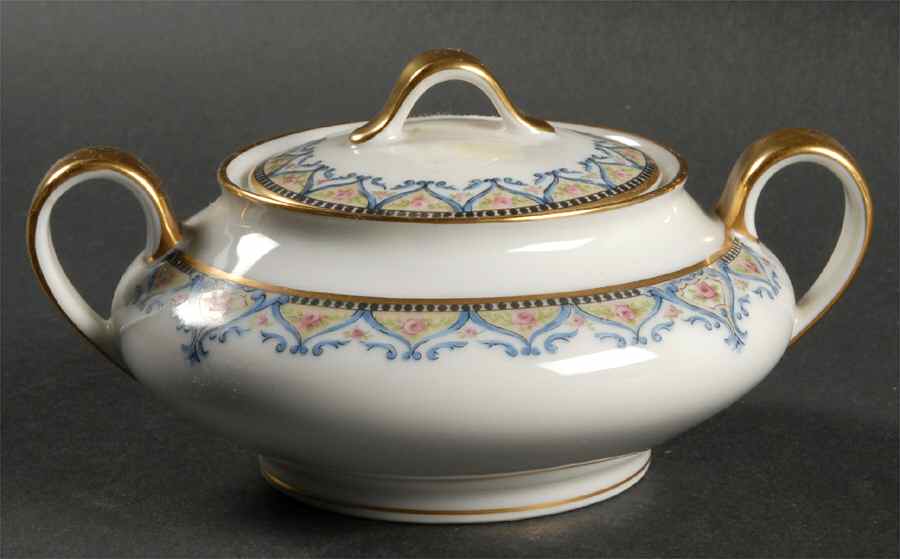 Schleiger 617a Sugar Bowl & Lid by Haviland-1