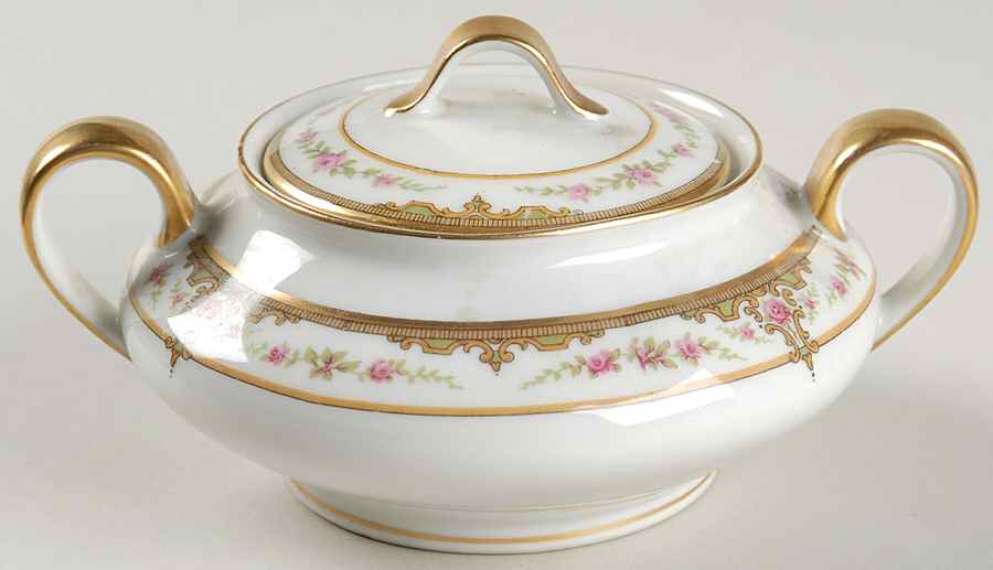 Schleiger 618 Sugar Bowl & Lid by Haviland-1
