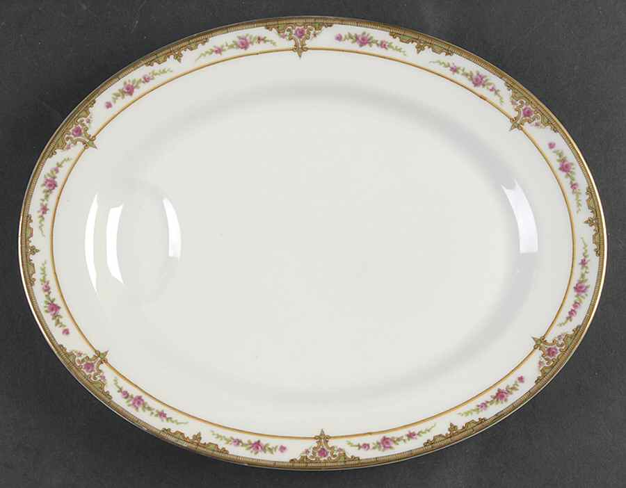 Schleiger 618 11" Oval Serving Platter by Haviland-1