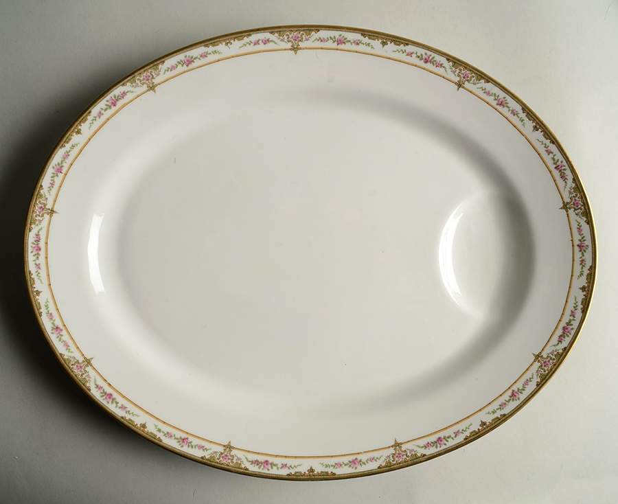 Schleiger 618 16" Oval Serving Platter by Haviland-1